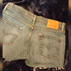 Levi 511 Size 33 Jean Cut Off Shorts